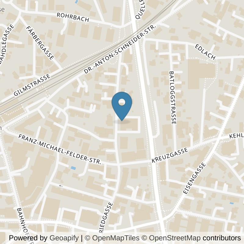 Map: location of BodyFit-Schule in Dornbirn
