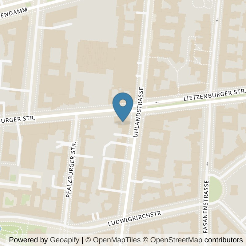 Map: location of Bodystreet Berlin am Kudamm in Berlin