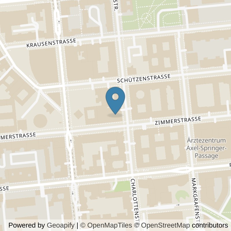 Map: location of Bodystreet Berlin Checkpoint-Charlie in Berlin