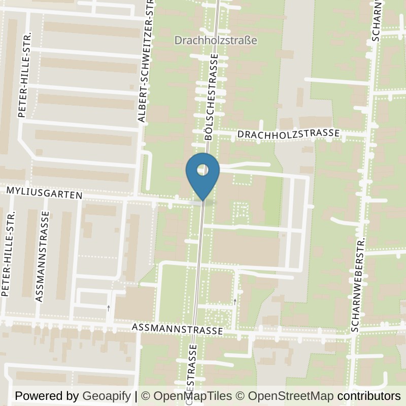 Map: location of Bodystreet Berlin Friedrichshagen in Berlin