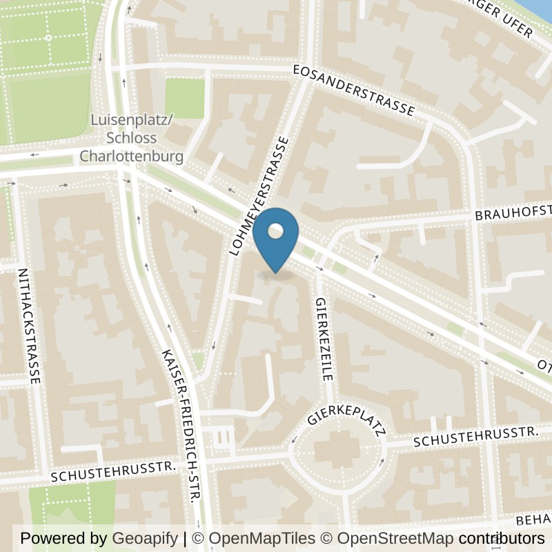 Map: location of Bodystreet Berlin Schloss Charlottenburg in Berlin