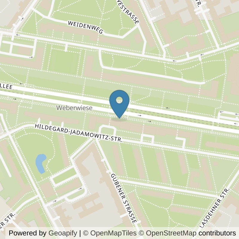 Map: location of Bodystreet Berlin Weberwiese in Berlin
