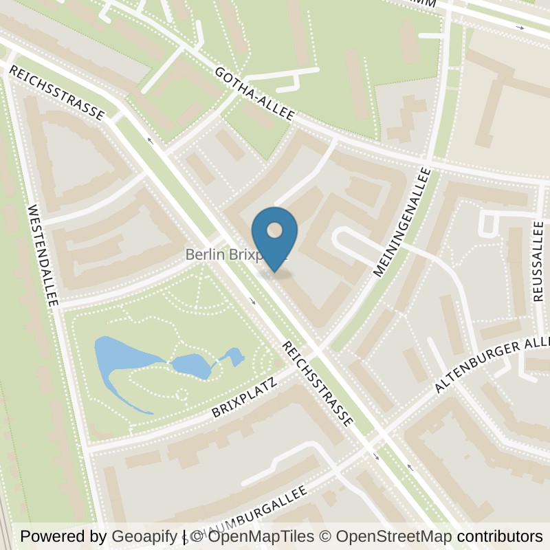 Map: location of Bodystreet Berlin Westend in Berlin