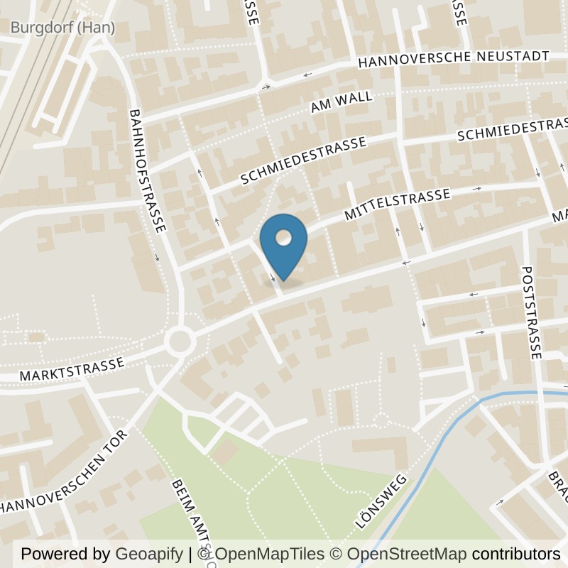 Map: location of Bodystreet Burgdorf in Burgdorf