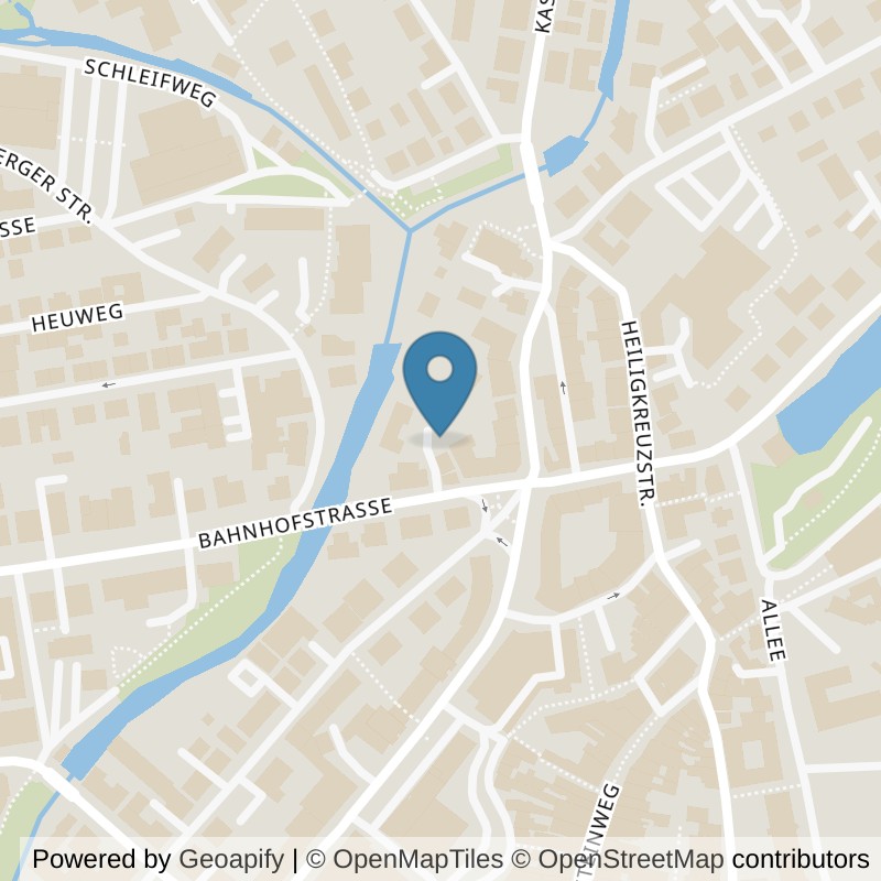 Map: location of Bodystreet Coburg Heiligkreuz in Coburg