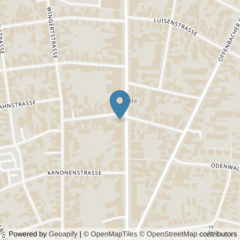 Map: location of Bodystreet Dreieich in Dreieich