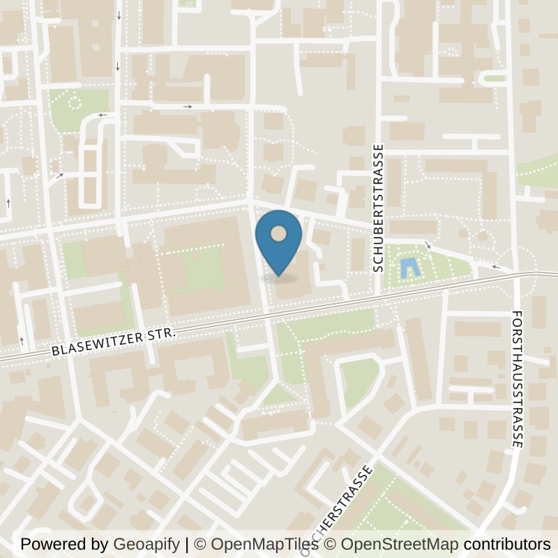 Map: location of Bodystreet Dresden Blasewitzer Straße in Dresden