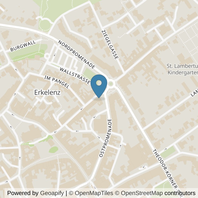Map: location of Bodystreet Erkelenz in Erkelenz