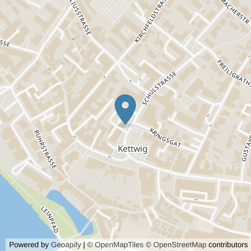 Map: location of Bodystreet Essen Kettwig in Essen