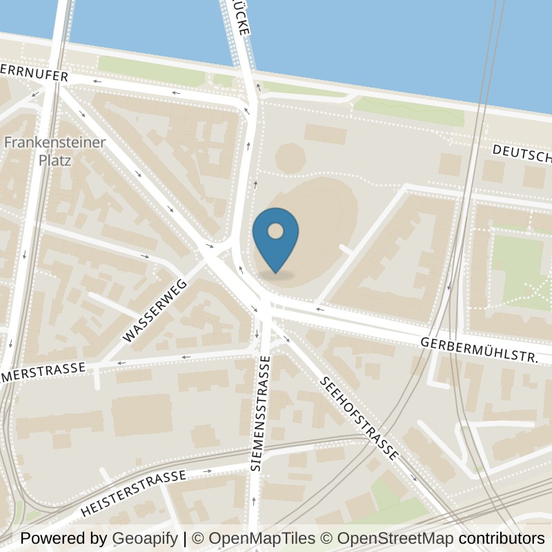 Map: location of Bodystreet Frankfurt im Colosseo in Frankfurt am Main