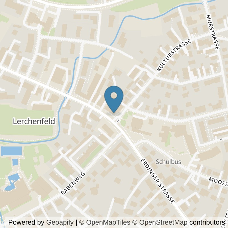 Map: location of Bodystreet Freising Lerchenfeld in Freising