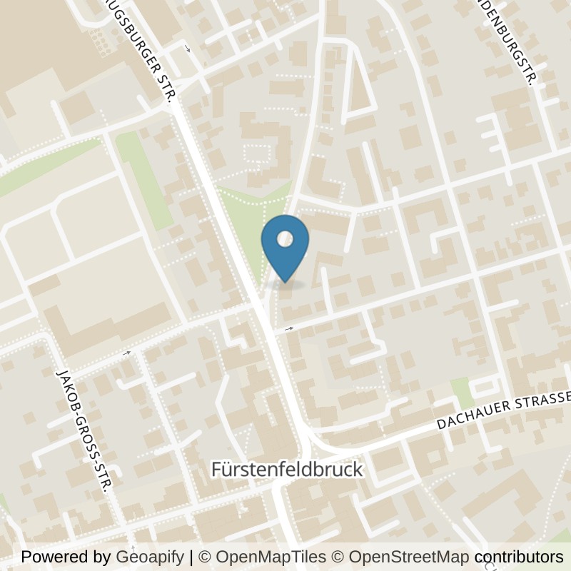 Map: location of Bodystreet Fürstenfeldbruck Zentrum in Fürstenfeldbruck