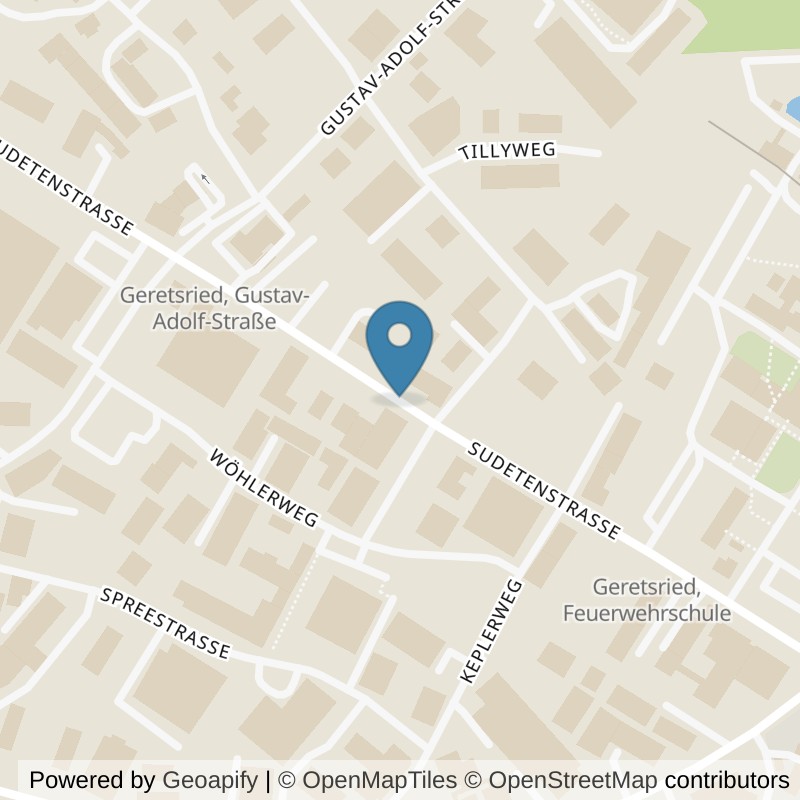 Map: location of Bodystreet Geretsried in Geretsried