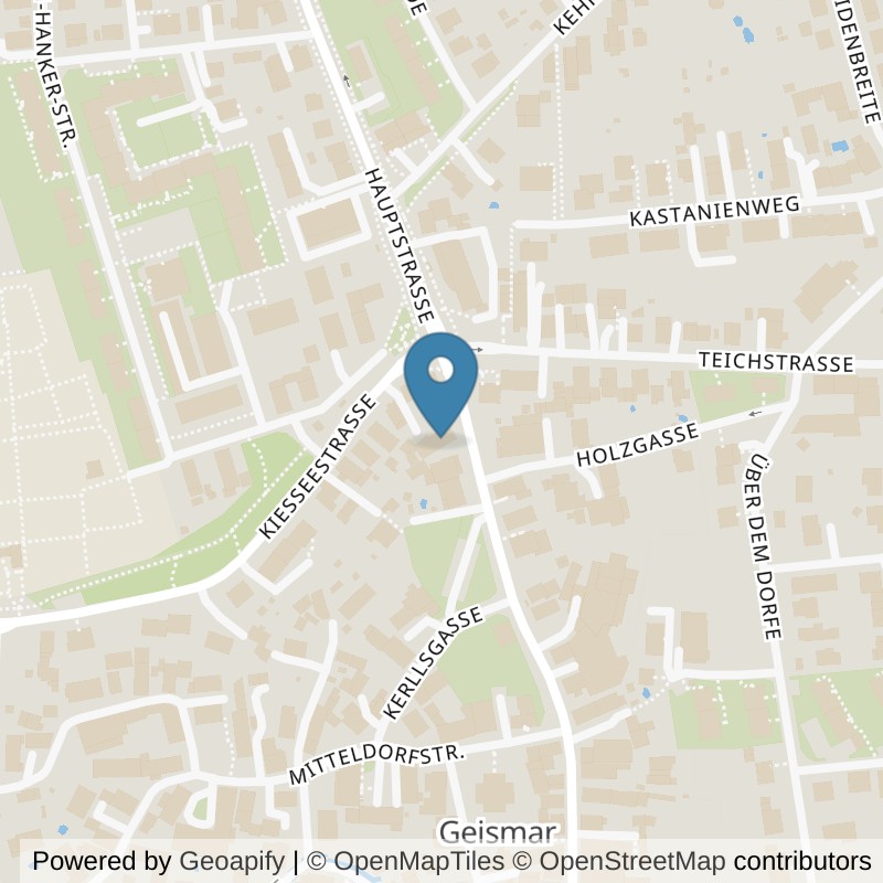 Map: location of Bodystreet Göttingen Geismar in Göttingen