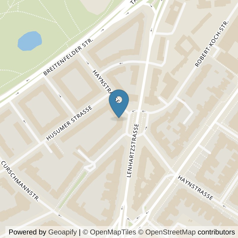 Map: location of Bodystreet Hamburg Eppendorf in Hamburg