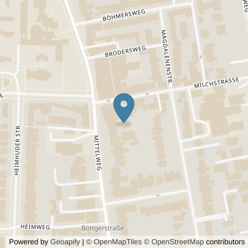 Map: location of Bodystreet Hamburg Pöseldorf in Hamburg