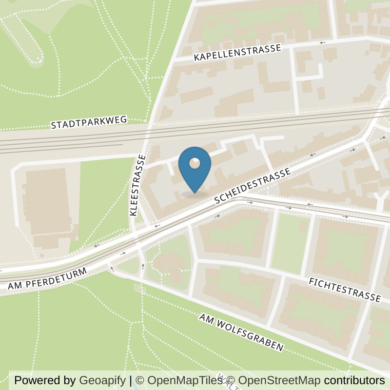 Map: location of Bodystreet Hannover am Pferdeturm in Hannover