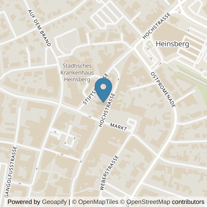 Map: location of Bodystreet Heinsberg in Heinsberg
