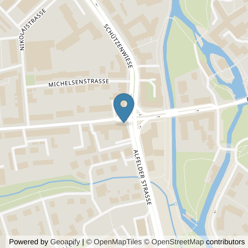 Map: location of Bodystreet Hildesheim Dammtor in Hildesheim