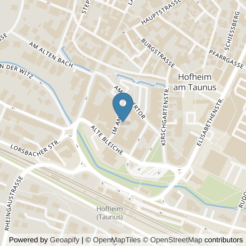 Map: location of Bodystreet Hofheim Im Angel in Hofheim