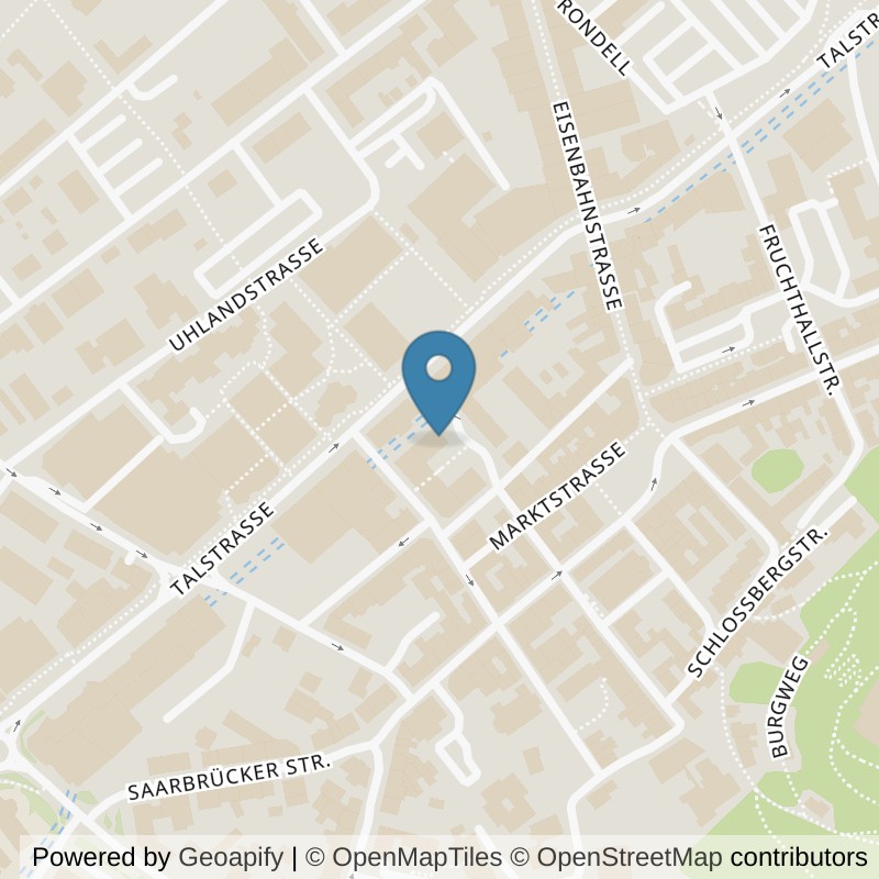 Map: location of Bodystreet Homburg in Homburg