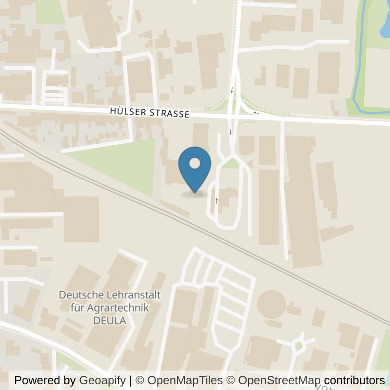Map: location of Bodystreet Kempen in Kempen