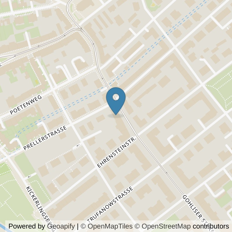 Map: location of Bodystreet Leipzig Gohliserstraße in Leipzig