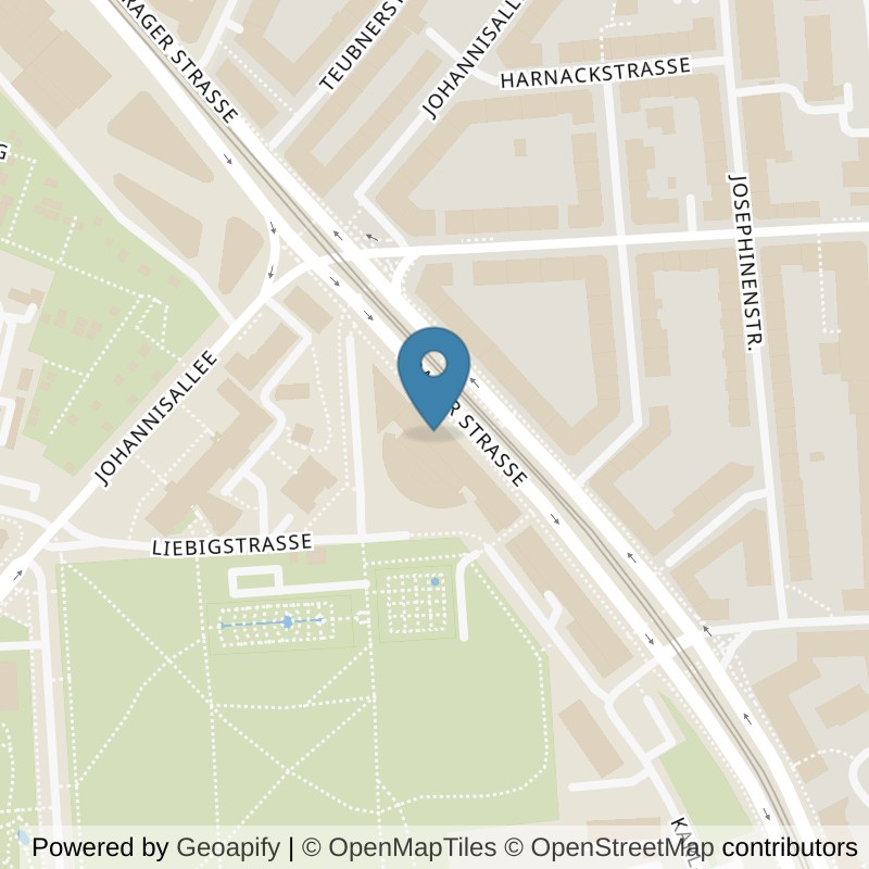 Map: location of Bodystreet Leipzig Pragerstraße in Leipzig