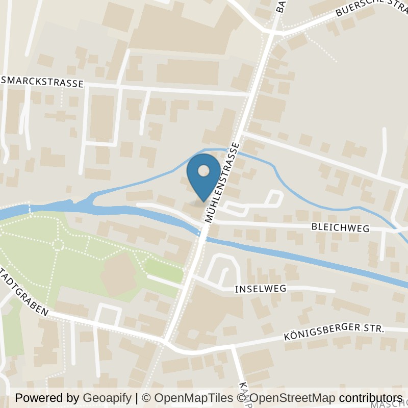 Map: location of Bodystreet Melle in Melle