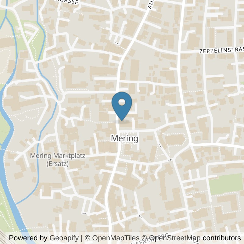 Map: location of Bodystreet Mering in Mering