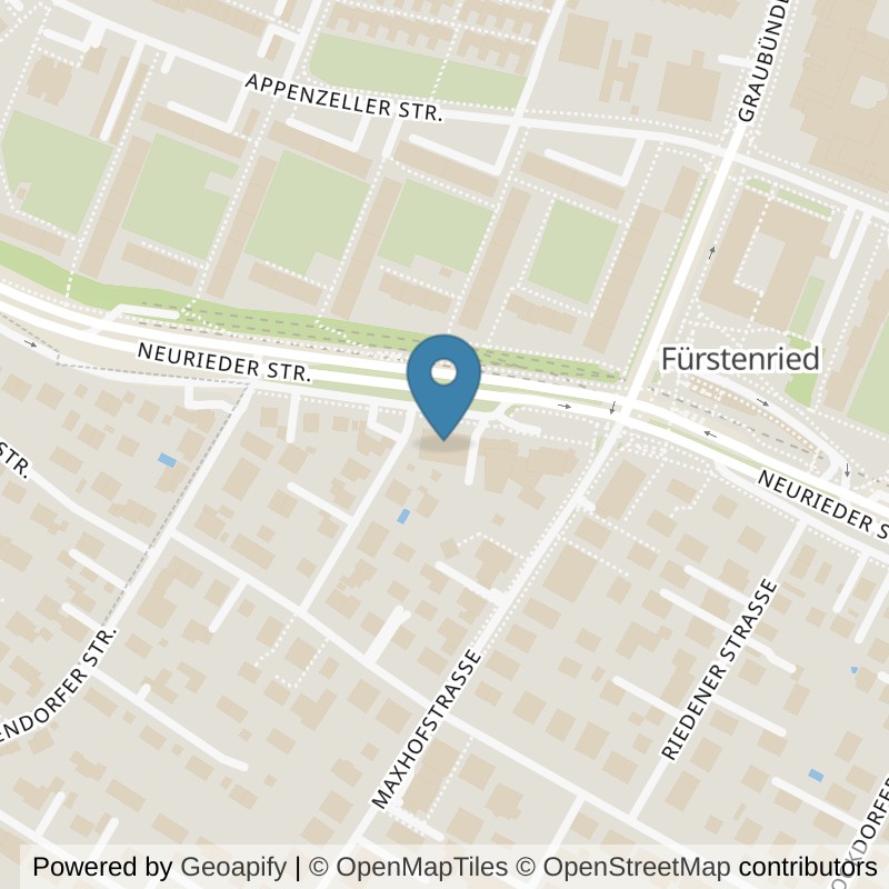 Map: location of Bodystreet München Fürstenried West in München
