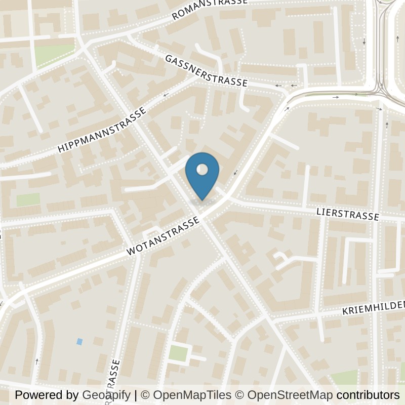 Map: location of Bodystreet München Nymphenburg in München