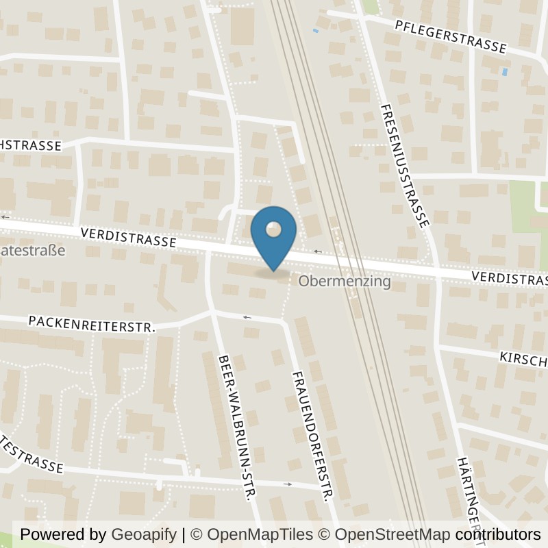 Map: location of Bodystreet München Obermenzing in München