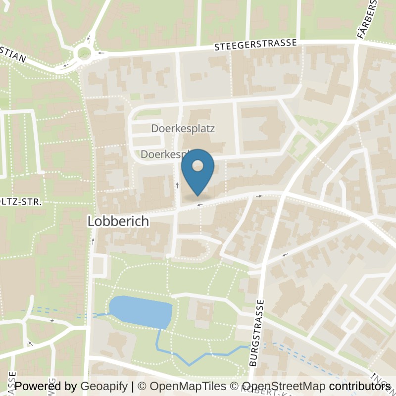 Map: location of Bodystreet Nettetal Lobberich in Nettetal