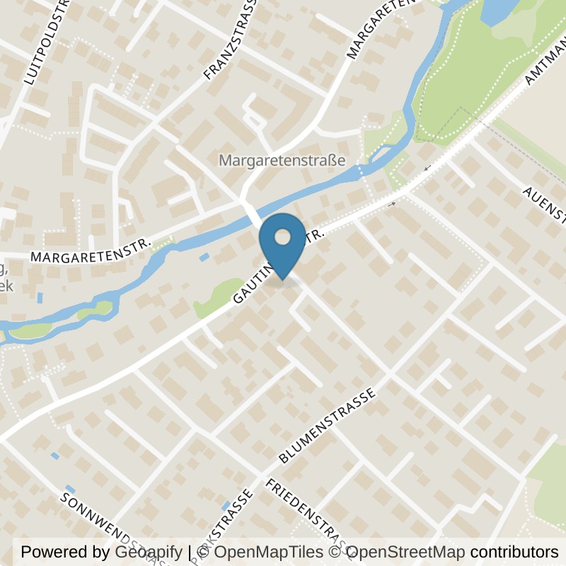 Map: location of Bodystreet Planegg-Krailling in Krailling