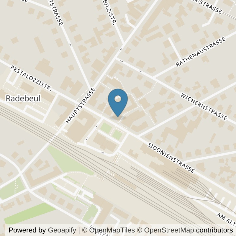 Map: location of Bodystreet Radebeul in Radebeul