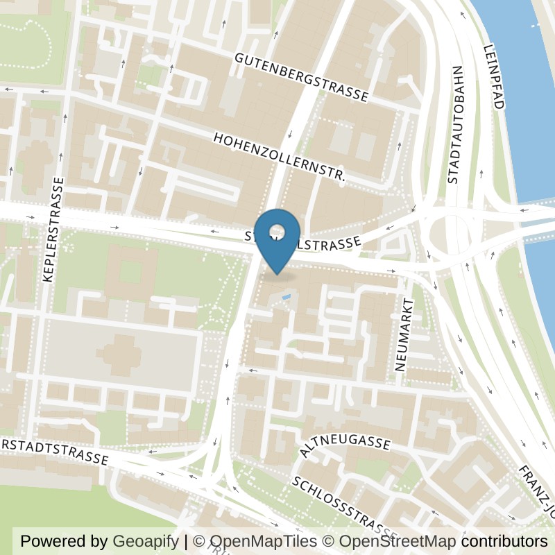 Map: location of Bodystreet Saarbrücken Ludwigskirche in Saarbrücken