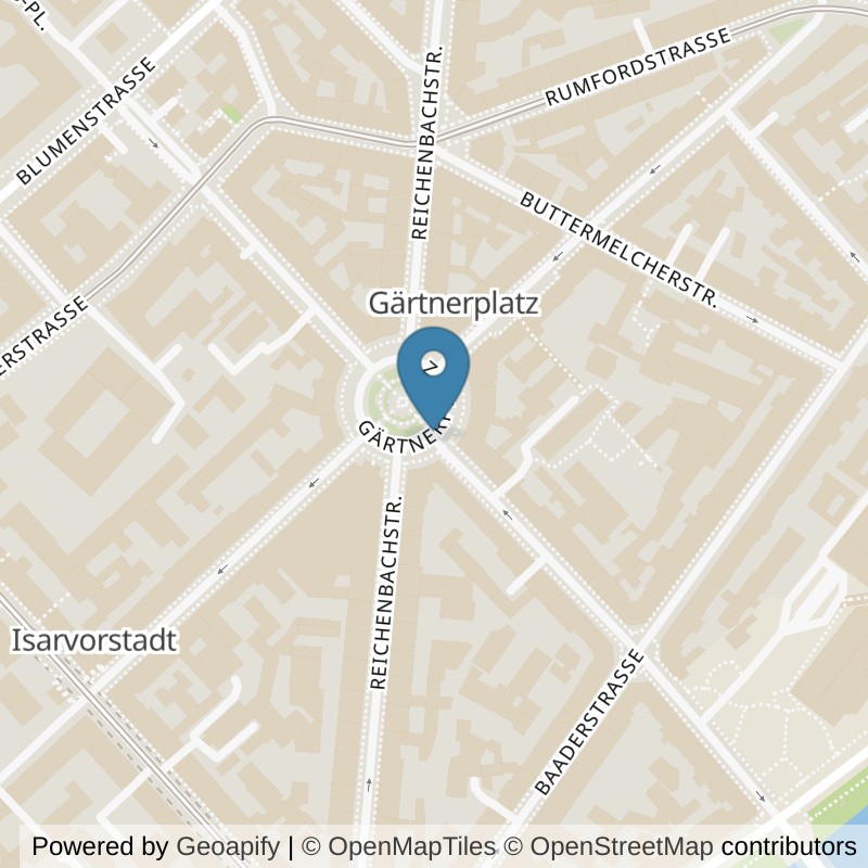 Map: location of Bodystreet TestG in München