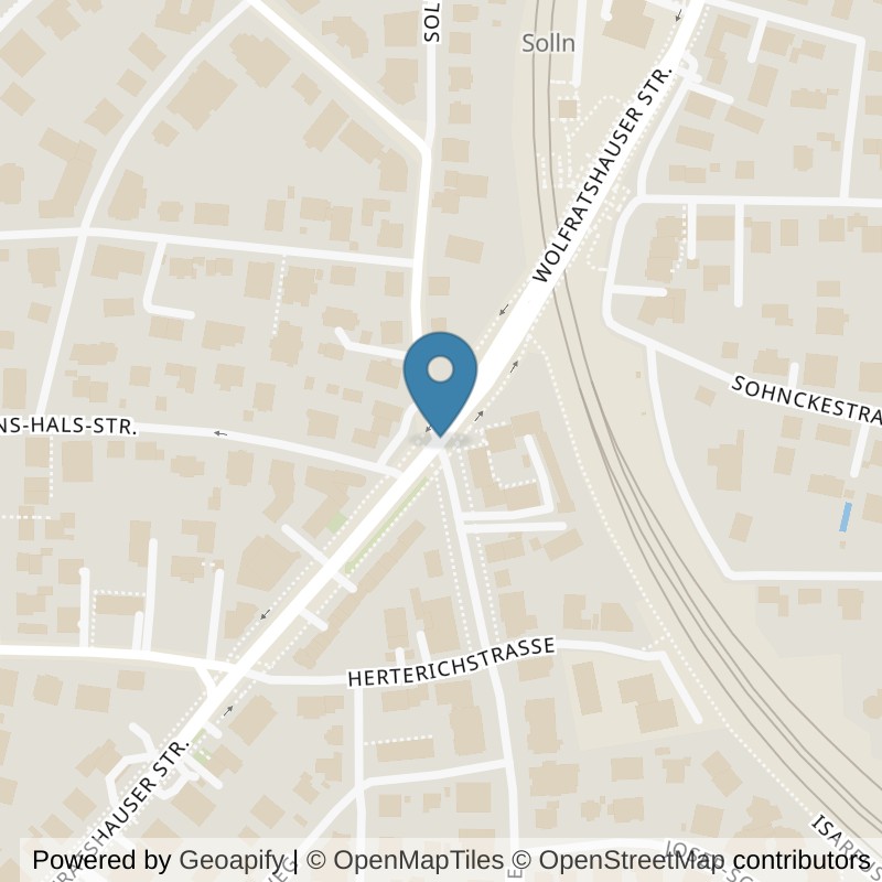 Map: location of Bodystreet TestS in München