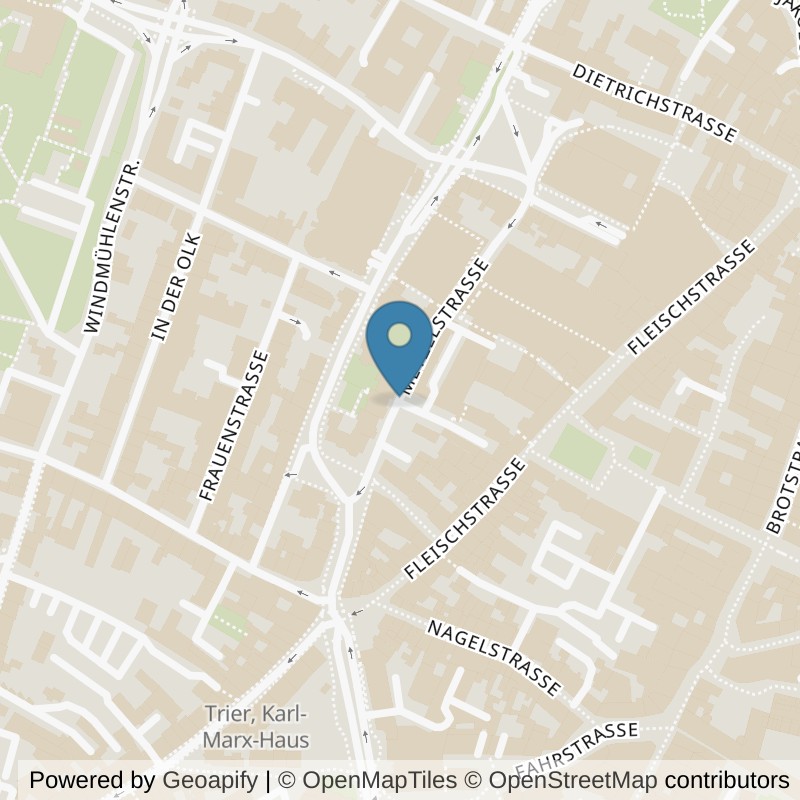 Map: location of Bodystreet Trier Zentrum in Trier