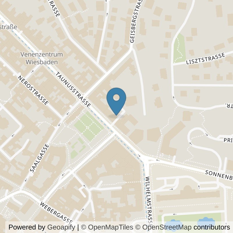 Map: location of Bodystreet Wiesbaden Kochbrunnenplatz in Wiesbaden