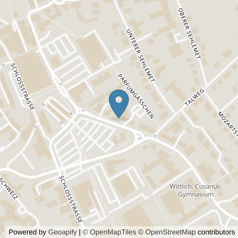 Map: location of Bodystreet Wittlich in Wittlich