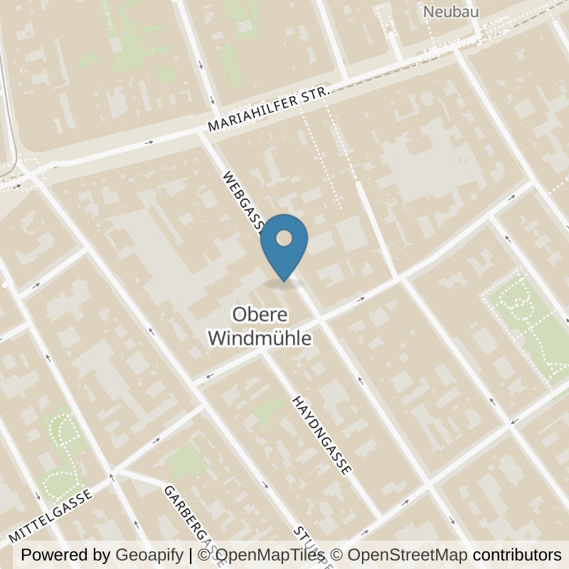 Map: location of Bodystyle Fitness-Studio in Wien
