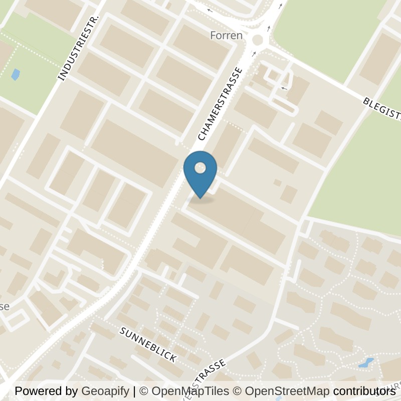 Map: location of BodyWorx Express Eastside in Rotkreuz