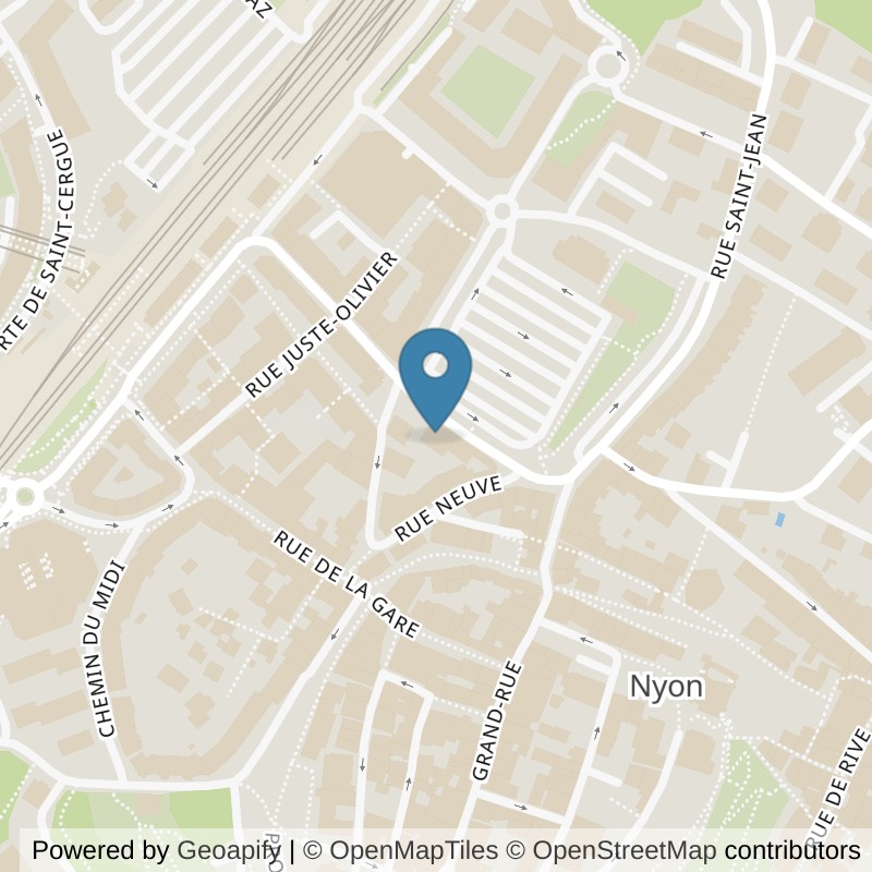 Map: location of BONNIE EIGHT Studio in Nyon