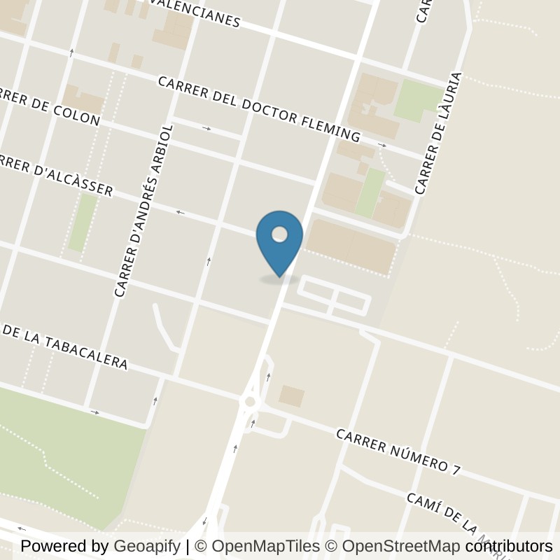 Map: location of Brooklyn Fitboxing Albal in albal
