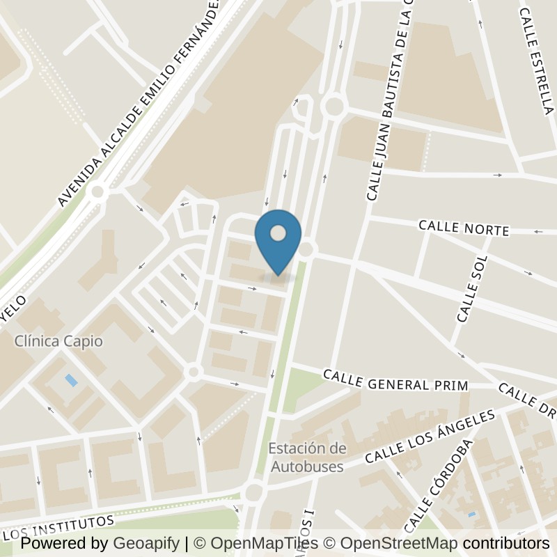 Map: location of Brooklyn Fitboxing Alcázar De San Juan in Cdad. Real