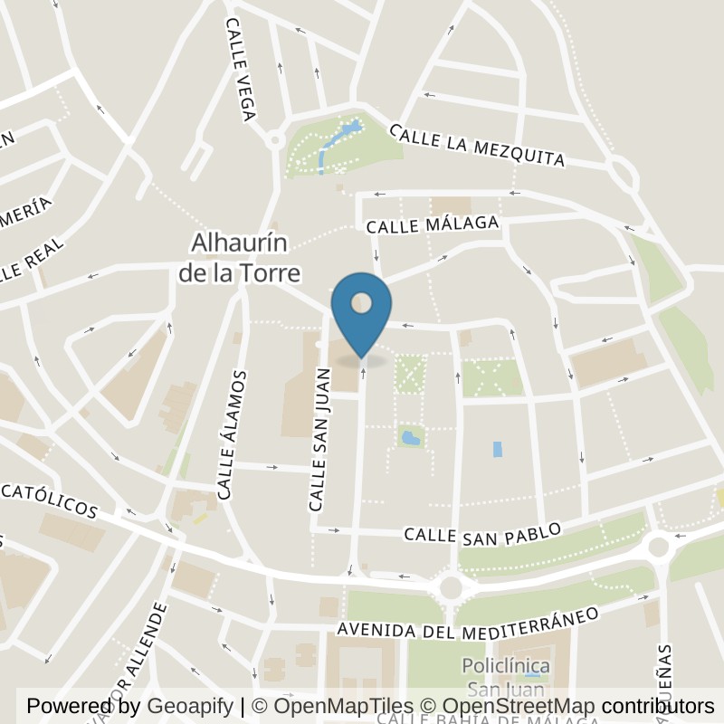 Map: location of Brooklyn Fitboxing Alhaurín De La Torre in Málaga