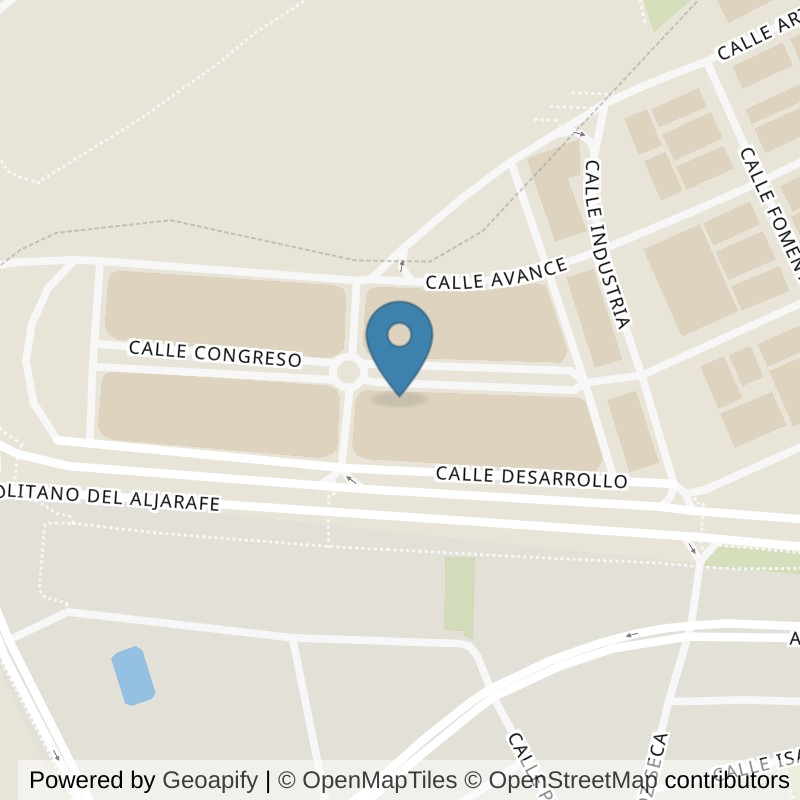 Map: location of Brooklyn Fitboxing Aljarafe in Sevilla