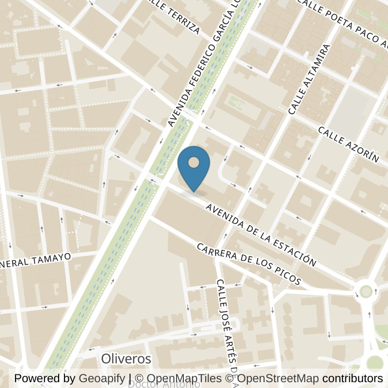Map: location of Brooklyn Fitboxing Almería in Almería
